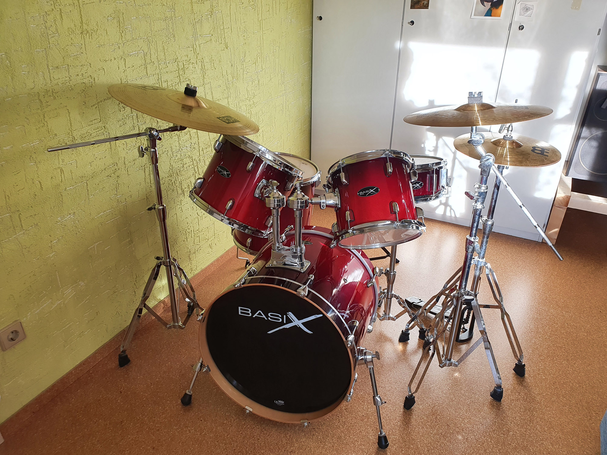 3 teiliges Drum Set Kit Halter Basishalterung für Schlagzeug Percussion 