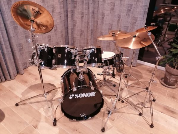 Lage - Sonor Force 3003 Schlagzeug Drumset + 5.teil Paiste/Zildjian Beckenset!