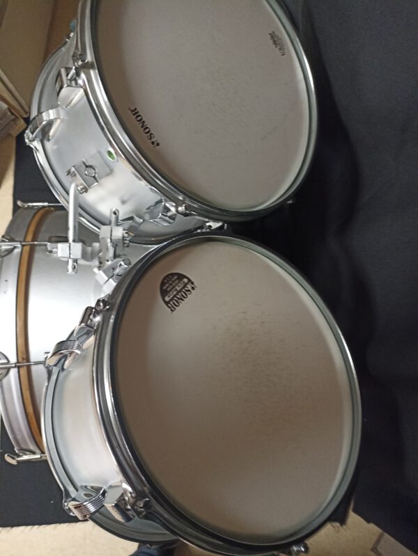 SONOR ,,Action" VINTAGE Drumset, sehr guter Sound, Buchen-Kessel – Bild 4