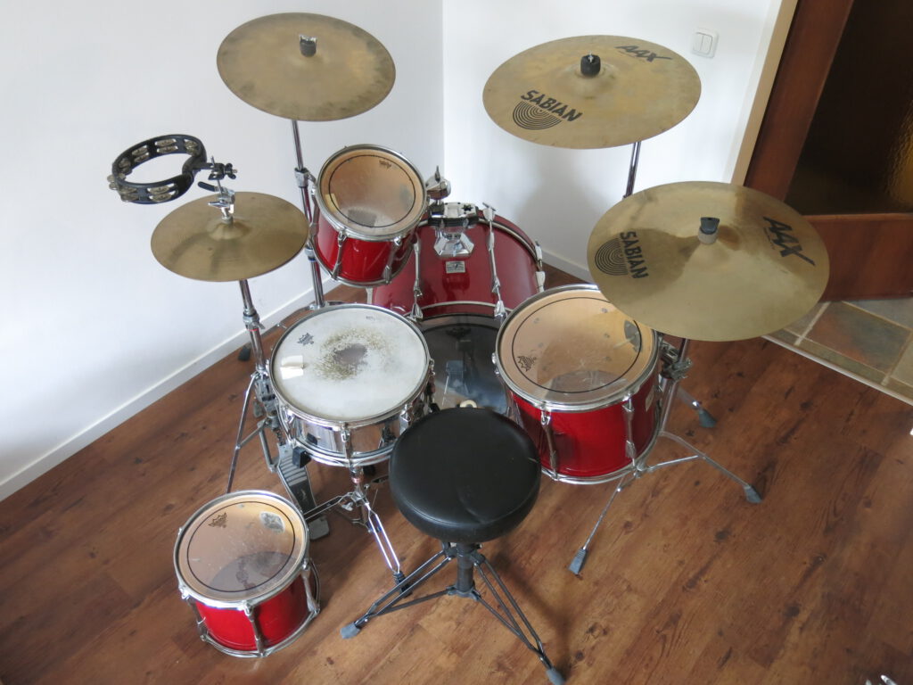 Schlagzeug Yamaha Power V Special (Made in England) mit Zubehör