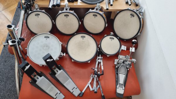 Überkomplettes Yamaha DTXtreme & DTXpress Studio E-Drumset mit Holzkessel – Bild 3