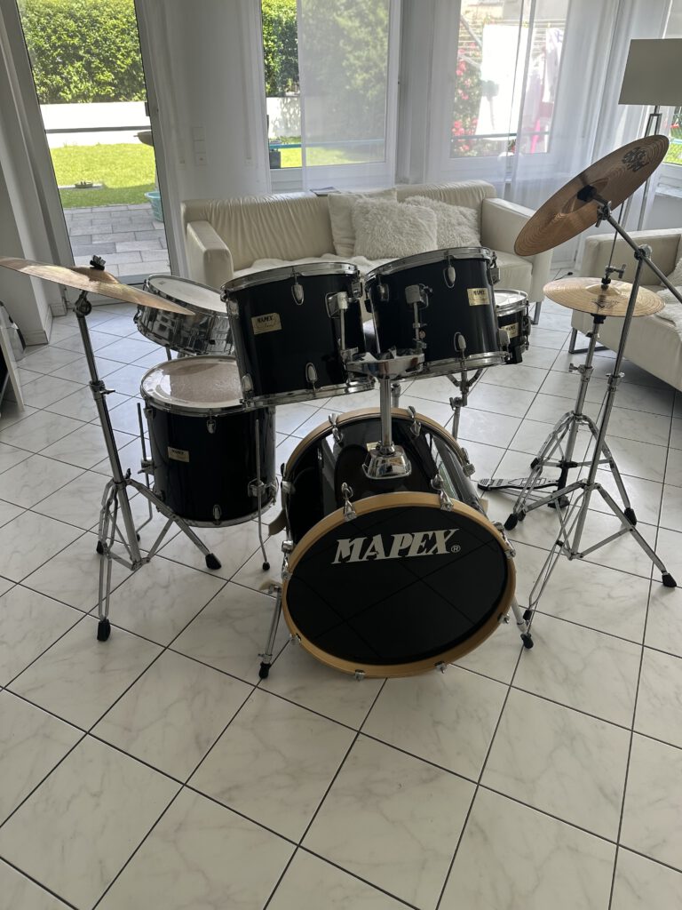 Mapex Mars Birch 18'' 4pc Bop Drum Kit W/Hardware, Diamond Sparkle