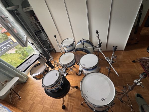 Schlagzeug Tama Silverstar & Becken (Meinl, Istanbul, Bosphorus) – Bild 2