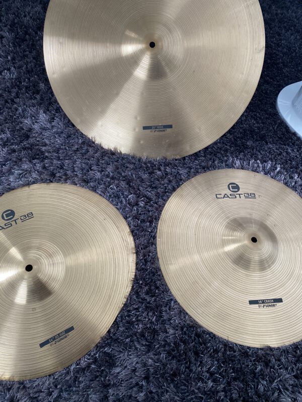 Sonor Force 507 Drumset+ Remo Silent Stroke Mesh Heads+ Zildjian L80 Becken – Bild 3